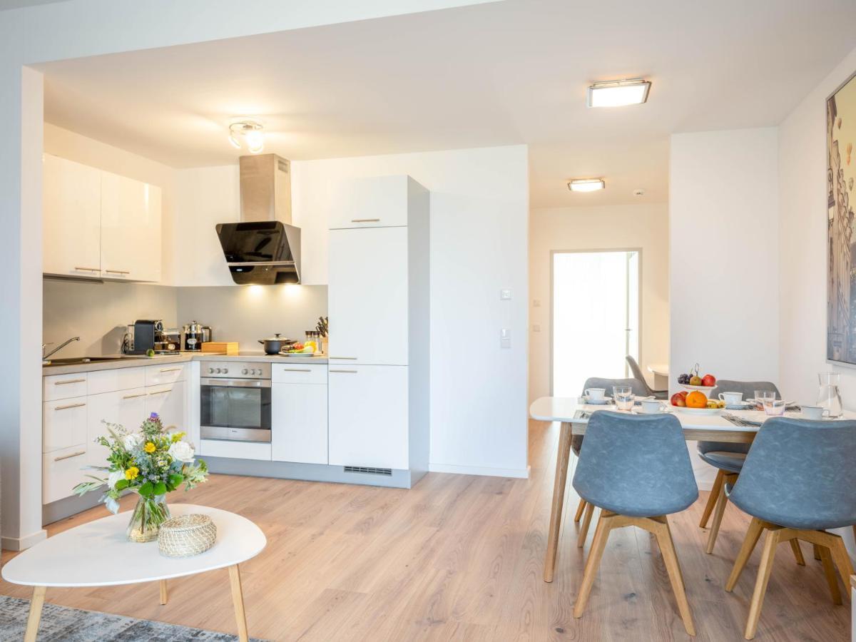 Bohnapartments - Nordkap-Suiten - Gratis Parkplatz - Moderner Neubau - Erdgeschoss - Fussbodenheizung Ерфурт Екстериор снимка