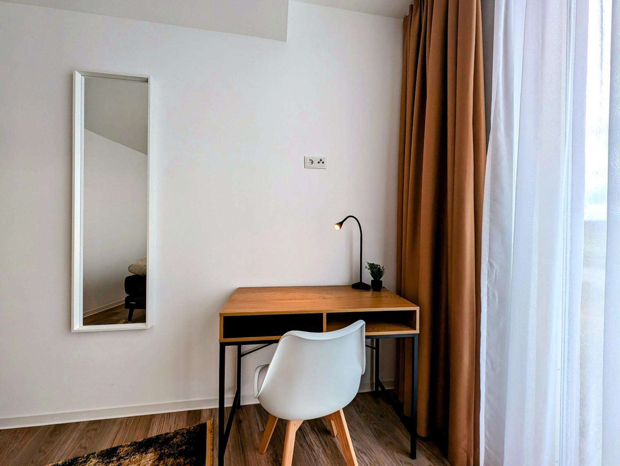 Bohnapartments - Nordkap-Suiten - Gratis Parkplatz - Moderner Neubau - Erdgeschoss - Fussbodenheizung Ерфурт Екстериор снимка