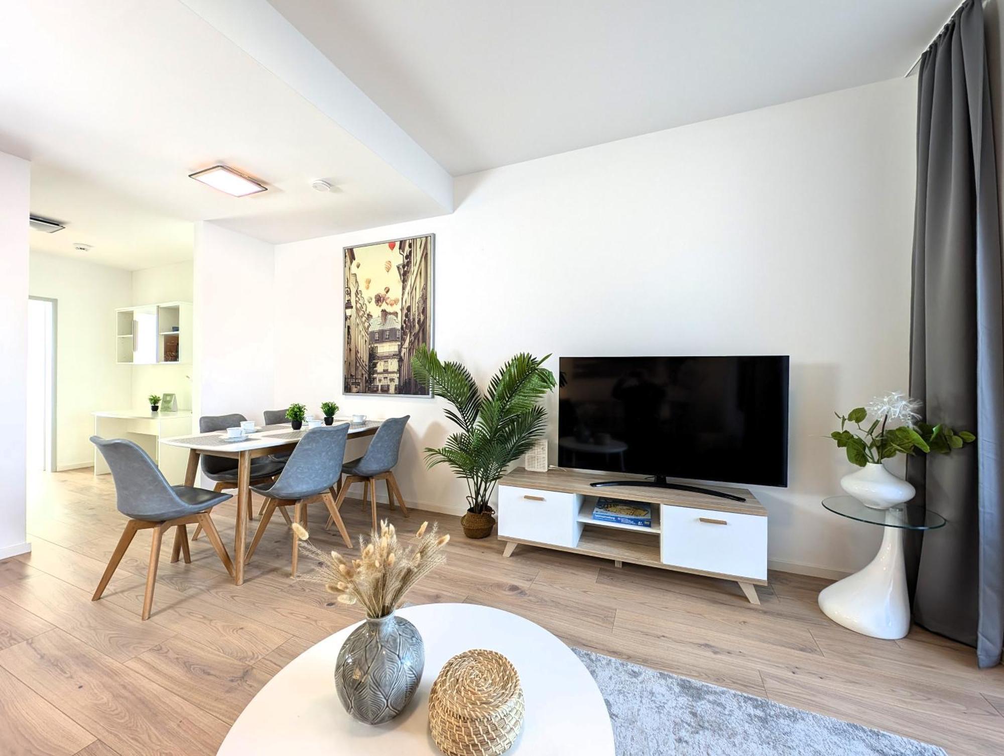 Bohnapartments - Nordkap-Suiten - Gratis Parkplatz - Moderner Neubau - Erdgeschoss - Fussbodenheizung Ерфурт Екстериор снимка