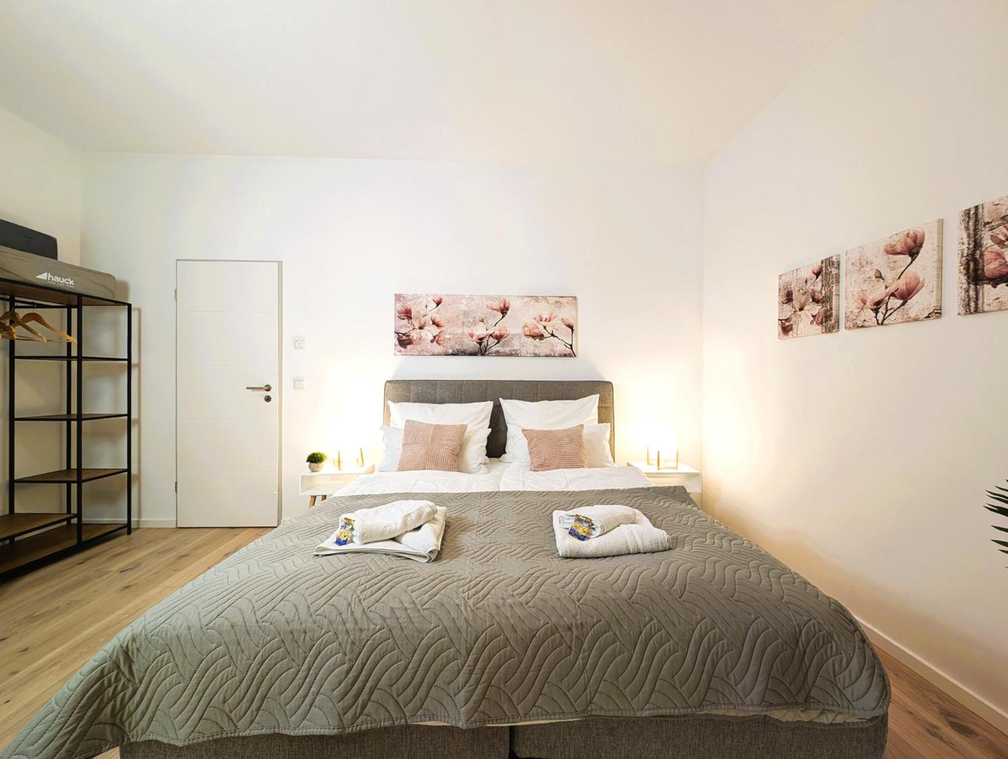 Bohnapartments - Nordkap-Suiten - Gratis Parkplatz - Moderner Neubau - Erdgeschoss - Fussbodenheizung Ерфурт Екстериор снимка