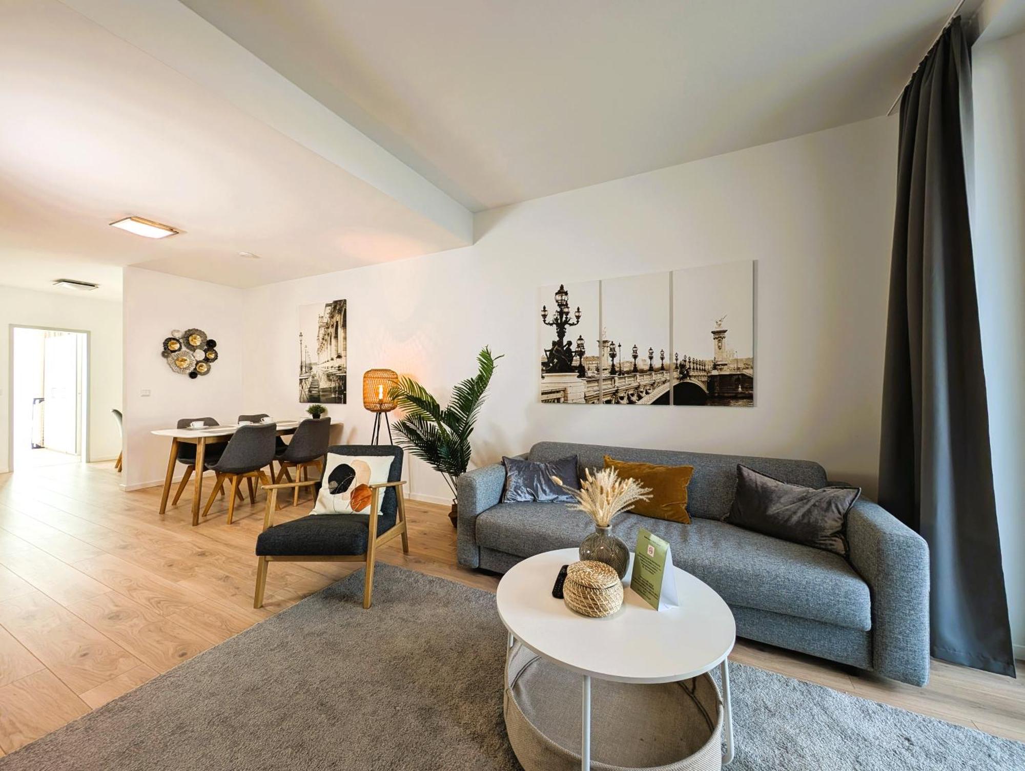 Bohnapartments - Nordkap-Suiten - Gratis Parkplatz - Moderner Neubau - Erdgeschoss - Fussbodenheizung Ерфурт Екстериор снимка