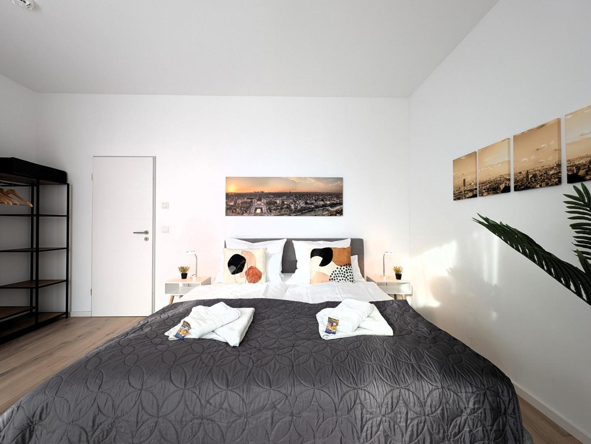 Bohnapartments - Nordkap-Suiten - Gratis Parkplatz - Moderner Neubau - Erdgeschoss - Fussbodenheizung Ерфурт Екстериор снимка